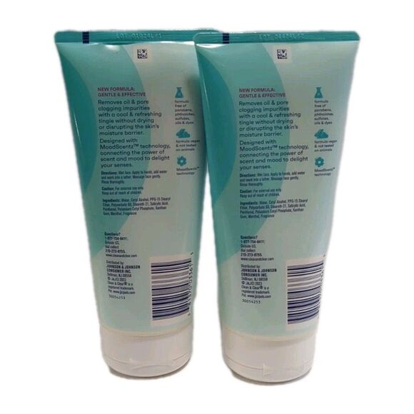 NEW Clean & Clear Deep Action Cream Cleanser Oil Free 6.5oz ( 2 Pack ) - Picture 3 of 5